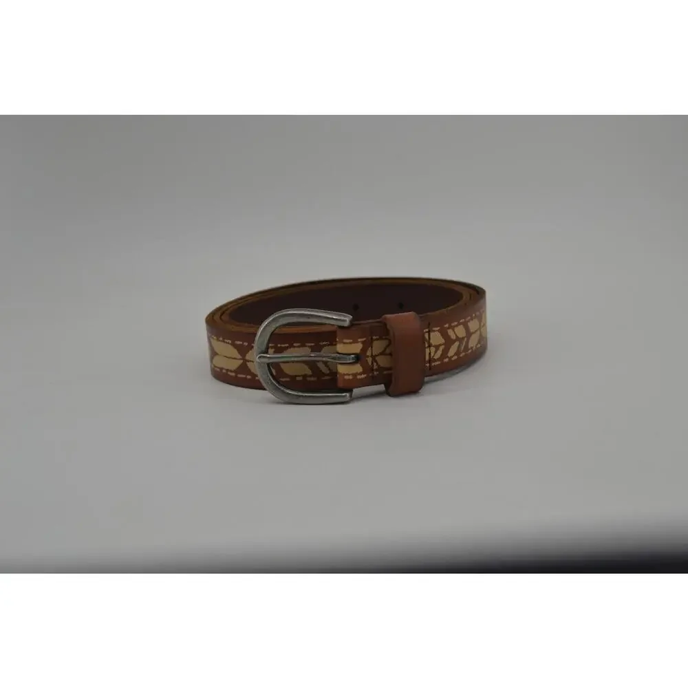American Eagle Size Large Belt Leather Southwestern Tribal Boho